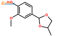 香兰素丙二醇缩醛结构式图片|68527-74-2结构式图片