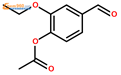 3-乙氧基-4-乙酰氧基苯甲醛/72207-94-4/97%/25g结构式图片|72207-94-4结构式图片
