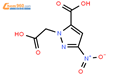 2-(羧甲基)-5-硝基-3-吡唑羧酸结构式图片|956439-56-8结构式图片