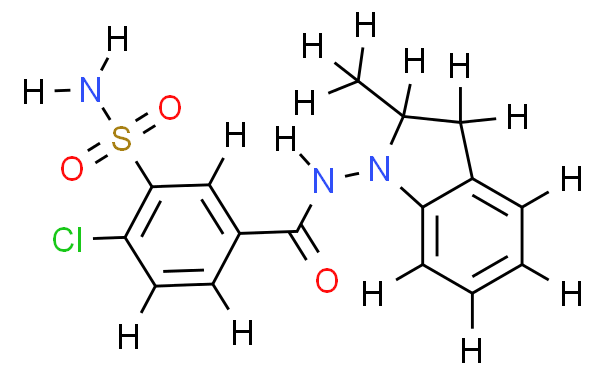 吲达帕胺基因毒杂质结构式图片