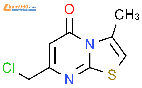 7-(氯甲基)-3-甲基-5H-[1,3]噻唑并[3,2-A]嘧啶-5-酮结构式图片|100003-81-4结构式图片