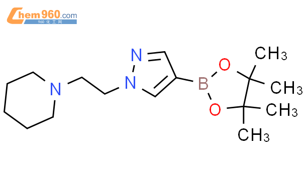 1-[2-(1-哌啶基)乙基]-1H-吡唑-4-硼酸苯丙醇酯结构式图片|1000802-51-6结构式图片