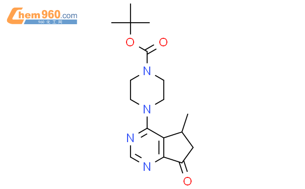 (R)-4-(5-甲基-7-氧代-6,7-二氢-5H-环戊烷并[D]嘧啶-4-基)哌嗪-1-羧酸叔丁酯