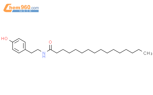 N-[2-(4-hydroxyphenyl)ethyl]hexadecanamide