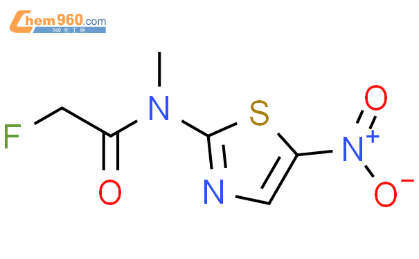 10016-18-9,Acetamide,2-fluoro-N-methyl-N-(5-nitro-2-thiazolyl)-化学式、结构式 ...