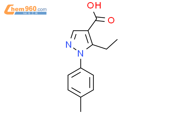 5-ethyl-1-(4-methylphenyl)-1H-pyrazole-4-carboxylic acid