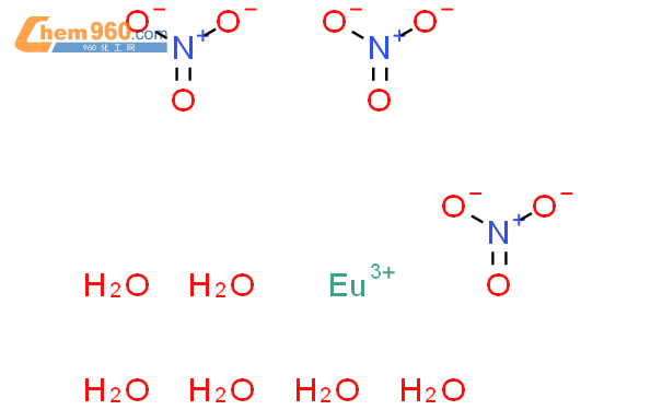 六水硝酸铕结构式图片|10031-53-5结构式图片
