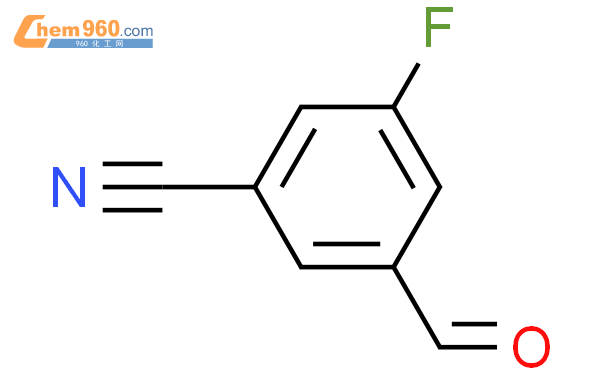3-氟-5-甲酰基苯腈结构式图片|1003708-42-6结构式图片