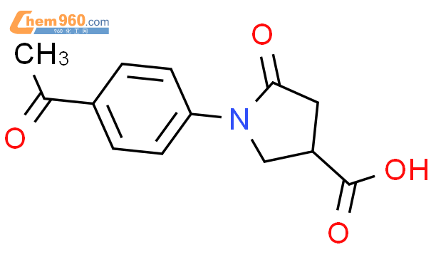 1-(4-乙酰基苯基)-5-氧代吡咯烷-3-羧酸
