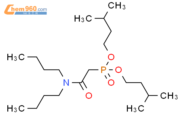 2-[bis(3-methylbutoxy)phosphoryl]-N,N-dibutylacetamide