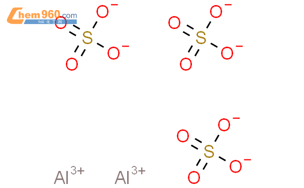 硫酸铝结构式图片|10043-01-3结构式图片