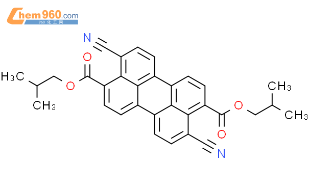 3,9-Perylenedicarboxylic acid, 4,10-dicyano-, bis(2-methylpropyl) ester