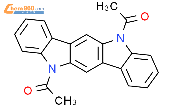 CAS No.100456-54-0 | Indolo[3,2-b]carbazole, 5,11-diacetyl-5,11-dihydro ...