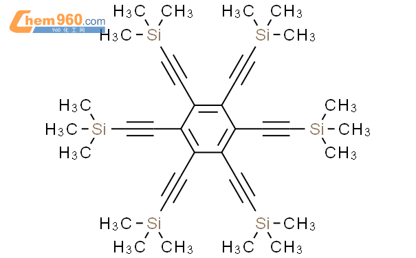 hexakis((trimethylsilyl)ethynyl)benzene