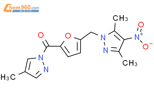 Dimethyl Nitro Pyrazol Ylmethyl Furan Yl