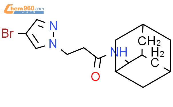 Bromo H Pyrazol Yl N Tricyclo Dec Yl Propanamidecas