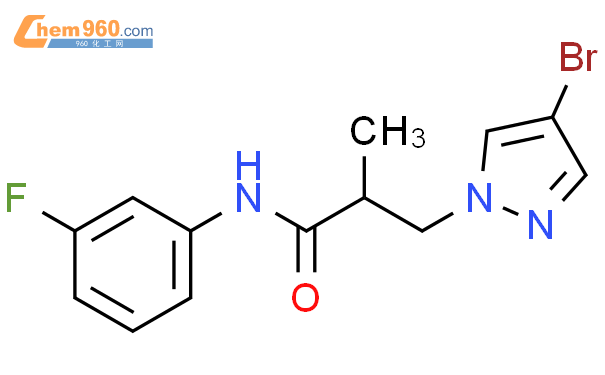 Bromo Pyrazol Yl N Fluoro Phenyl Methyl