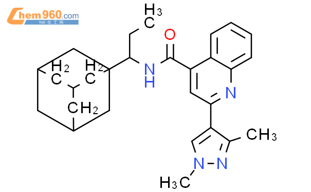 Dimethyl H Pyrazol Yl Quinoline Carboxylic Acid Adamantan Yl