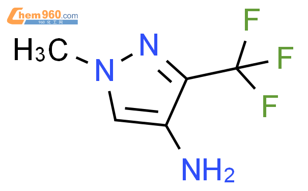1-甲基-3-三氟甲基-1H-吡唑-4-胺结构式图片|1006436-44-7结构式图片