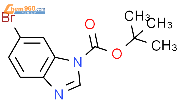 N-Boc-6-溴苯并咪唑结构式图片|1006899-77-9结构式图片