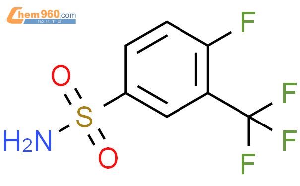 4-氟-3-三氟甲基苯磺酰胺结构式图片|1008304-87-7结构式图片