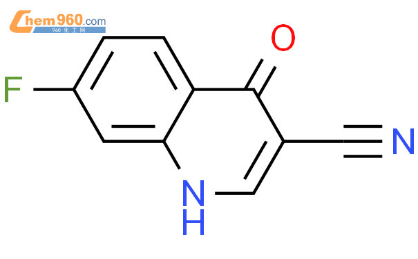 7-氟-1,4-二氢-4-氧代-3-喹啉甲腈