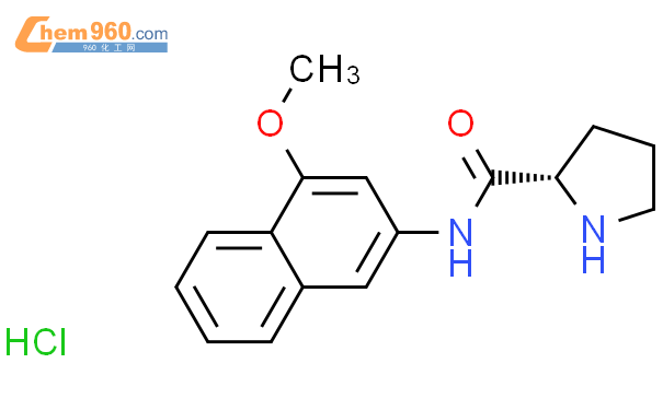 L-脯氨酸-4-甲氧基-β-萘胺盐酸盐结构式图片|100930-07-2结构式图片