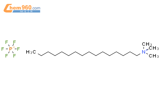 十六烷基三甲基六氟磷酸铵结构式图片|101079-29-2结构式图片