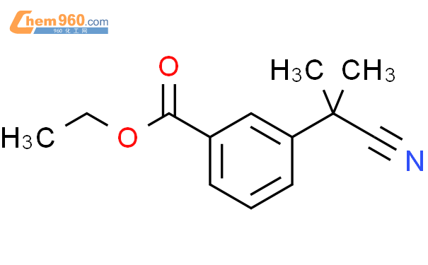 1012342 24 3 3 1 cyano 1 methyl ethyl benzoic acid ethyl esterCAS号 1012342 24 3 3 1 cyano 1