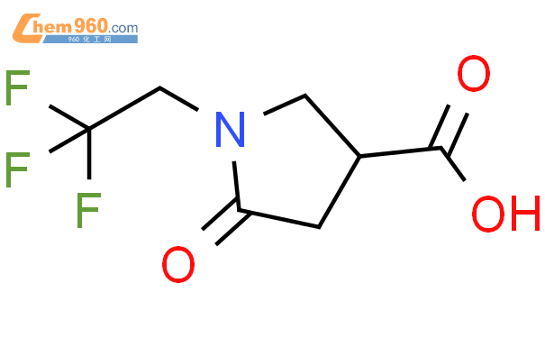  3-Pyrrolidinecarboxylic acid, 5-oxo-1-(2,2,2-trifluoroethyl)-