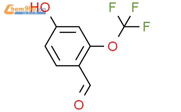 4 -羟基- 2 -(三氟甲氧基)苯甲醛结构式图片|1017083-37-2结构式图片
