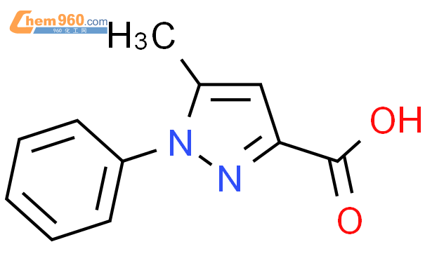5-甲基-1-苯基吡唑-3-羧酸结构式图片|10199-57-2结构式图片