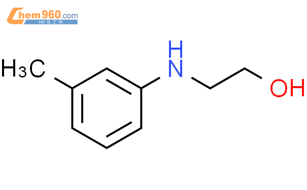 N-羟乙基-间甲基苯胺结构式图片|102-41-0结构式图片