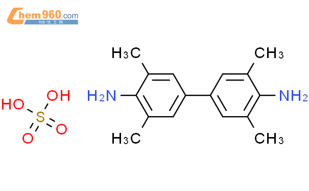 3,3',5,5'-四甲基联苯胺硫酸盐结构式图片|102062-36-2结构式图片