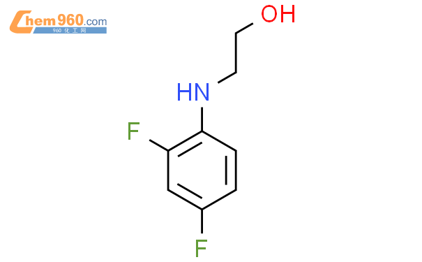 2-[(2,4-difluorophenyl)amino]ethan-1-ol结构式图片|1020993-12-7结构式图片
