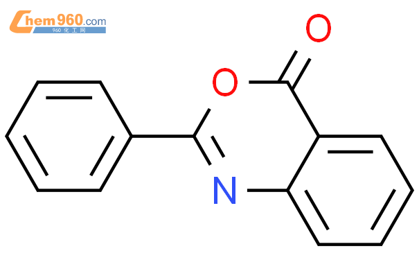 2-苯基-3,1-苯并恶嗪-4-酮结构式