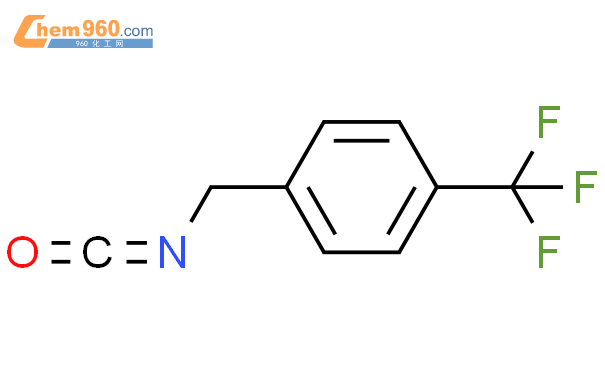 4-(三氟甲基l)苄基異氰酸酯結構式圖片|102422-55-9結構式圖片