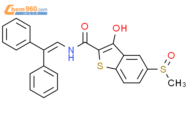 Benzo B Thiophene Carboxamide N Diphenylethenyl