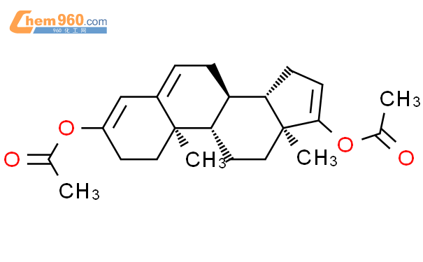 102590-00-1,Androsta-3,5,16-triene-3,17-diol, Diacetate化学式、结构式、分子式、mol ...