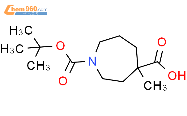 1-(叔丁氧羰基)-4-甲基氮杂环庚烷-4-羧酸