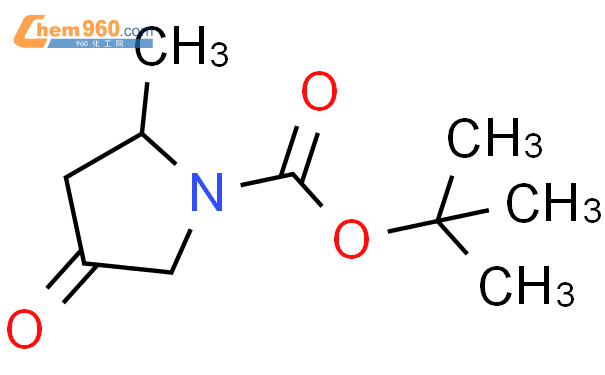 (2r)-2-甲基-4-氧代-1-吡咯烷羧酸 1,1-二甲基乙酯结构式图片|1027775-28-5结构式图片