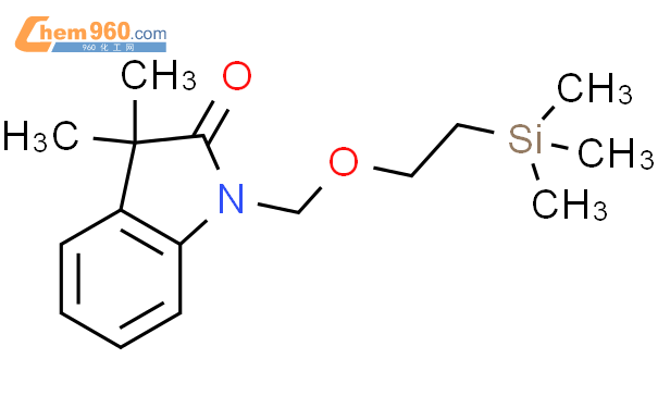 102804-55-7_3,3-dimethyl-1-((2-(trimethylsilyl)ethoxy)methyl)indolin-2 ...