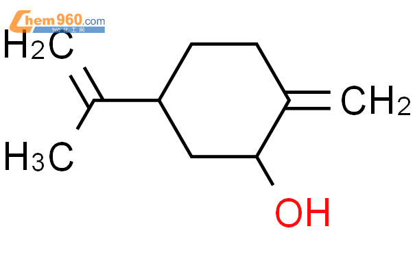 102917 36 2 Cyclohexanol 2 methylene 5 1 methylethenyl 1S 5S 化学式