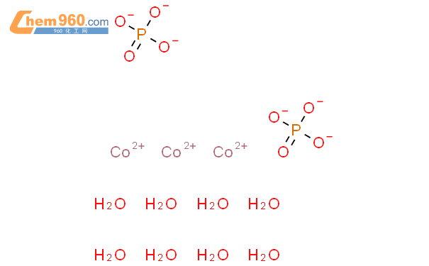 磷酸钴(II)八水合物结构式图片|10294-50-5结构式图片