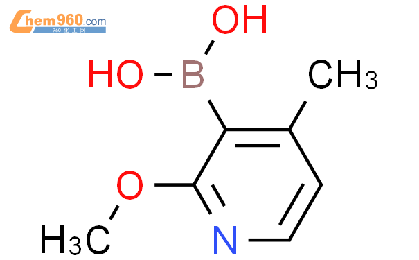 2-甲氧基-4-甲基吡啶-3-硼酸结构式图片|1029654-21-4结构式图片