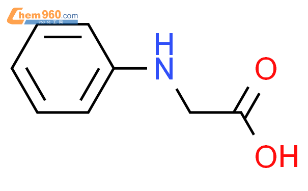 N-苯基甘氨酸结构式图片|103-01-5结构式图片
