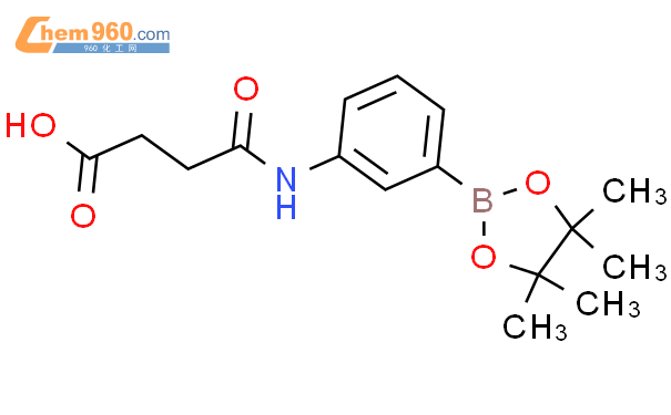 3-琥珀酰胺苯硼酸频那醇酯结构式图片|1030269-28-3结构式图片