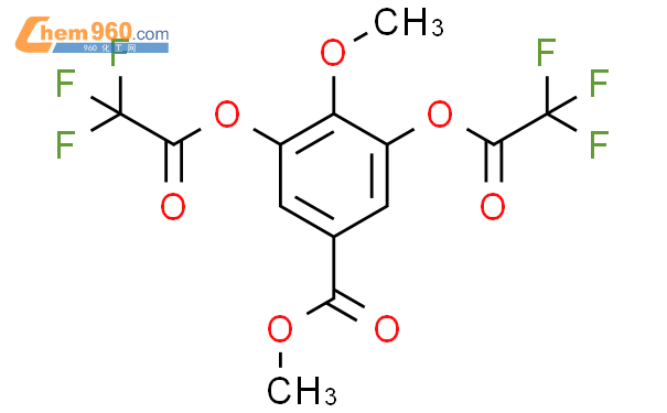 103175 50 4benzoic Acid 4 Methoxy 35 Bis Trifluoroacetyloxy Methyl Ester化学式、结构式、分子式、mol 