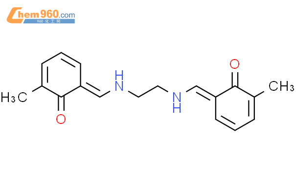 2-methyl-6-[[2-[(5-methyl-6-oxocyclohexa-2,4-dien-1-ylidene)methylamino]ethylamino]methylidene]cyclohexa-2,4-dien-1-one