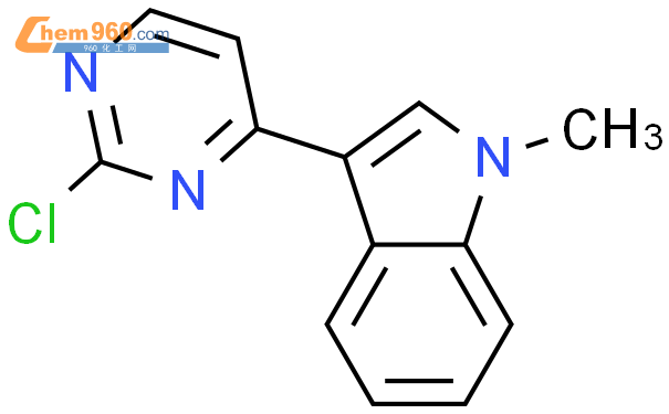 3-(2-氯嘧啶-4-基)-1-甲基吲哚结构式图片|1032452-86-0结构式图片